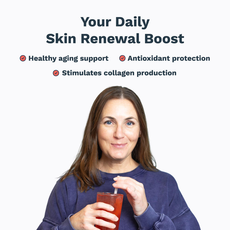 Skin Rejuvenation Powder – Collagen Supplement w/Resveratrol, Sodium Hyaluronate, CollaBZEn, Vitamins C & E – Supports Elasticity, Hydration, Firmness – 30 Stick Packs, Cherry Lime 30 Servings (Pack of 1)
