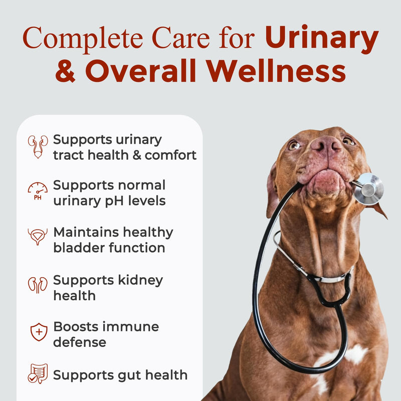 NATURE TARGET Dog Multivitamin Soft Chews, Cranberry Supplement for Dogs