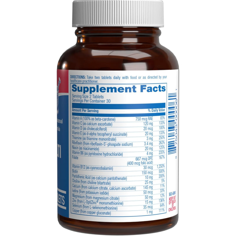 Iron Free Multivitamin for Women 50 and Over - Gentle Easy to Digest Over 50 Multivitamin for Men & Women with 30 Nutrients for Comprehensive Wellness & Immune Support - Made in The US - 30 Servings