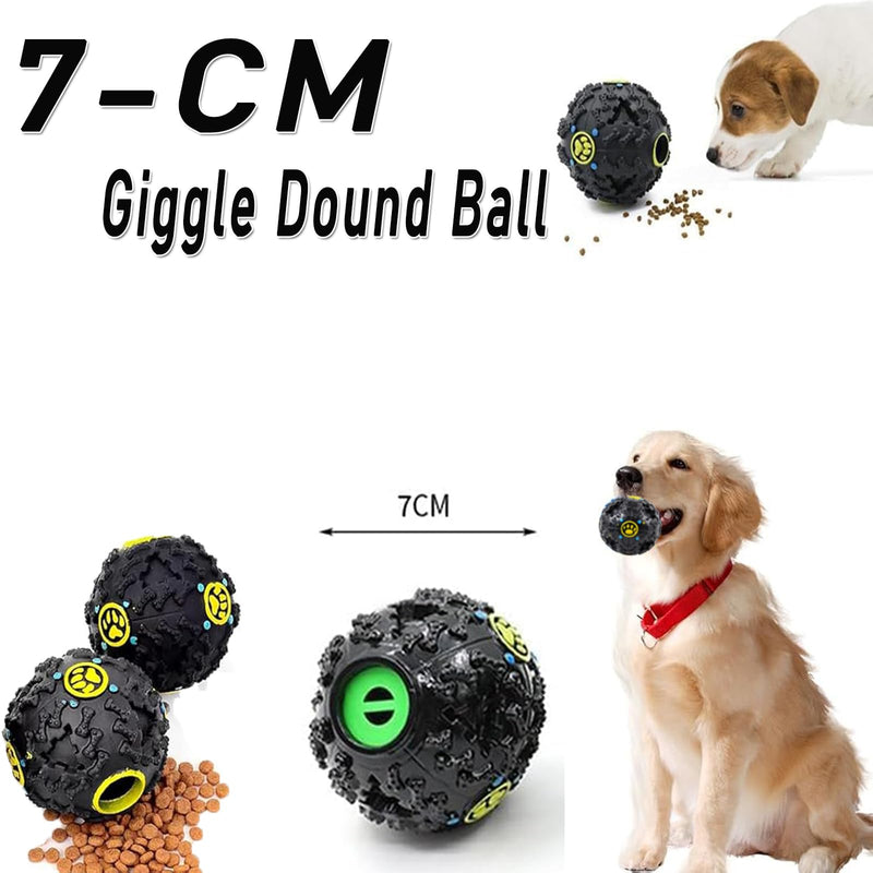 Pawcia Giggle Ball,Pawcia Giggle Sound Dog Ball,Giggle Ball,Giggle Ball for Dogs,Pawcia Giggle Dog Ball,Durable for Small Medium Large Dogs(Black,S) - BeesActive Australia