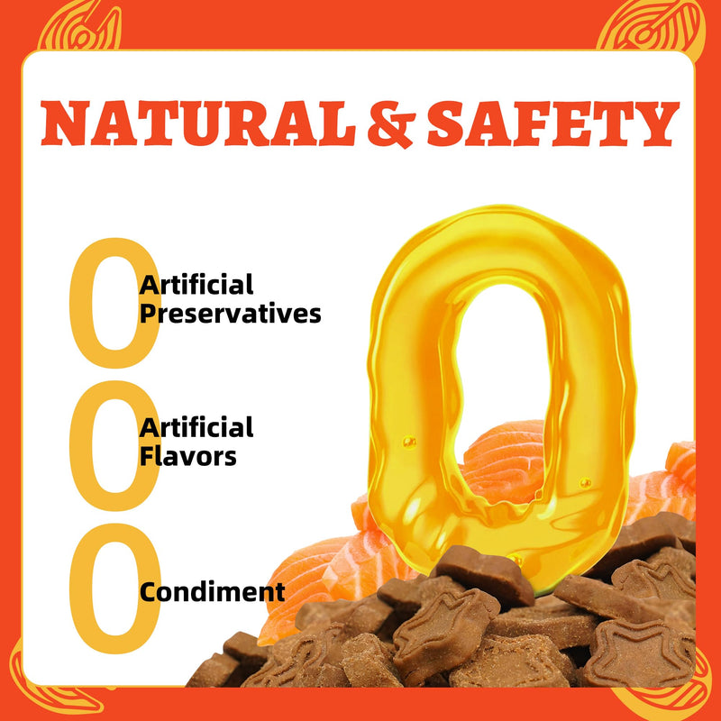 Just Try 15 OZ Salmon Oil Dog Treats Skin and Coat Health for Dogs Omega 3 Fatty Acids Puppy Training Treats Healthy Dog Treats