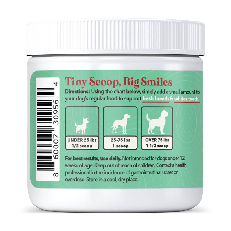 Dental Powder for Dogs - Dog Breath Freshener Dental Powder for Teeth Cleaning Plaque Off, Dental Care for Dogs, Tartar Remover for Teeth - Fresh Breath Probiotics - PawsPlanet Australia