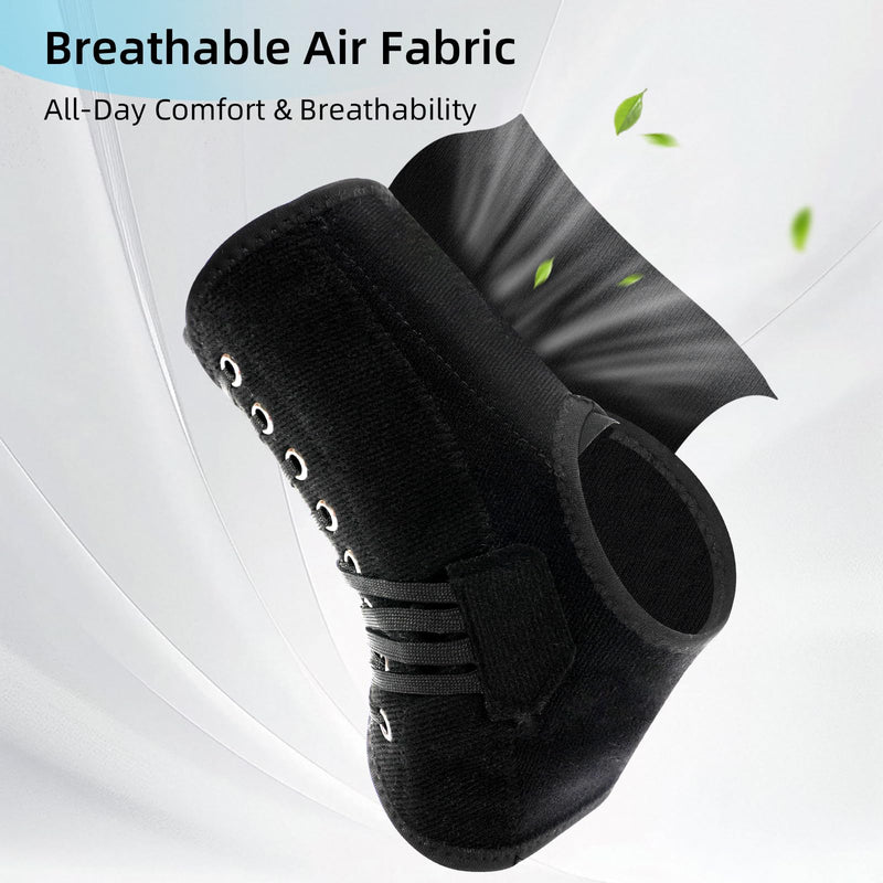 2 Pack Quick Lace Up Ankle Brace for Women & Men,Slim Fit Ankle Support Brace with Side Stabilizing Pads,Adjustable & Breathable Ankle Support for Basketball Volleyball Sports, M - BeesActive Australia