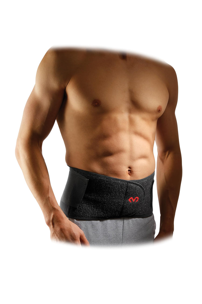 Mcdavid Lightweight Back Support Brace, Back Pain & Aches, Injury Recovery, Aids in Lifting & Activity Large Black - BeesActive Australia