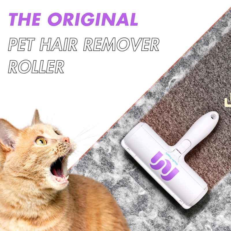 Pet Hair Remover and Reusable Lint Roller - Ultimate Cat and Dog Hair Remover for Furniture, Couch, Carpet, Clothes, and Bedding - Portable, Multi-Surface Fur Removal Tool - BeesActive Australia
