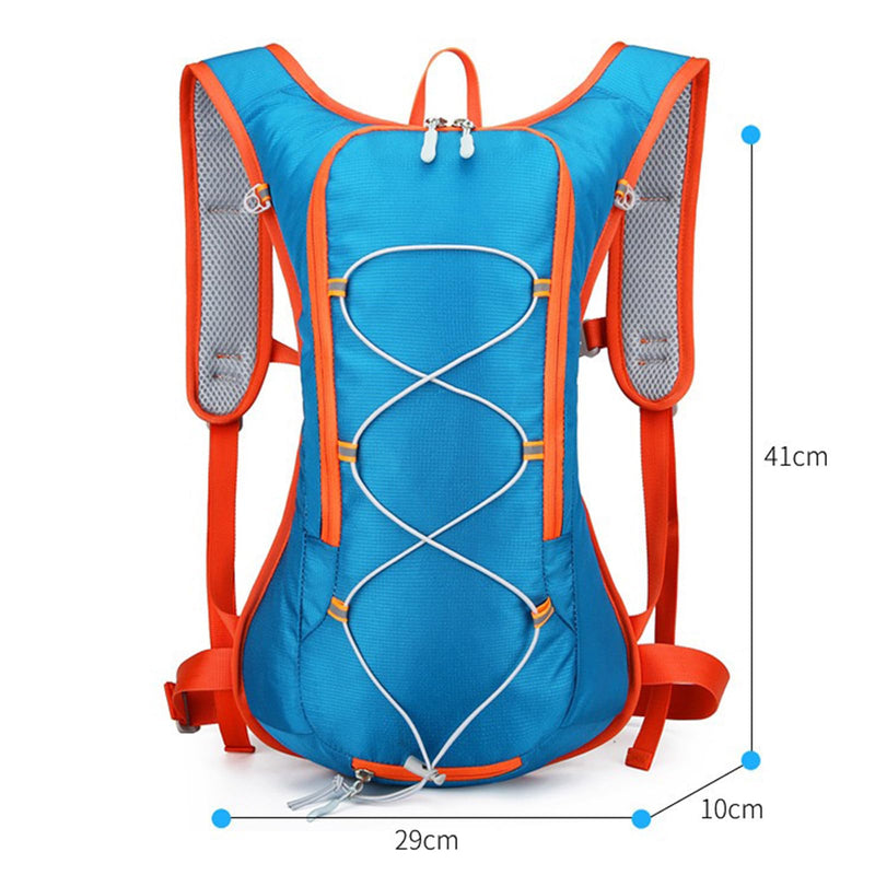 Multifunctional Lightweight Cycling Backpack, 2L Hydration Backpack, Hiking and Mountaineering Bag