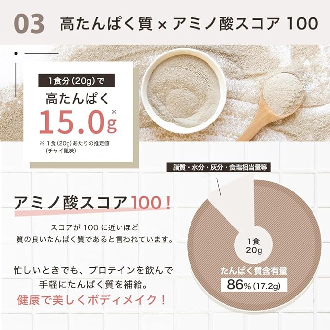 THE PROTEIN Protein Soy Protein 1kg Chai Flavor Takeuchi Pharmaceutical THE PROTEIN Protein Soy Protein Training Soy Protein - BeesActive Australia
