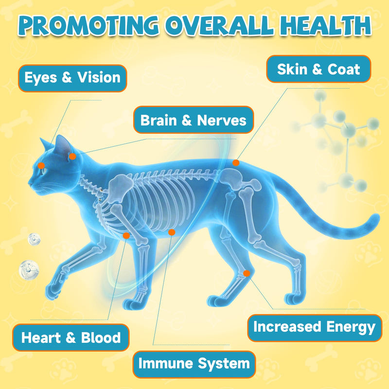 Eagou Diary Taurine for Cat Vitamins Treat + Taurine for Cat
