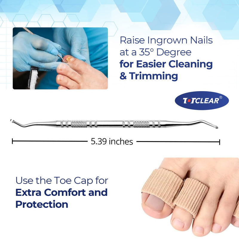 Ingrown Toenail Relief: Ingrown Toenail Tool for Men Women - Ingrown Toenail Removal Kit - Ingrown Toenail Corrector Drops - Ingrown Toenail Removal - Effective Solution for Ingrown Toenails - 30ml 1 Fl Oz (Pack of 1)