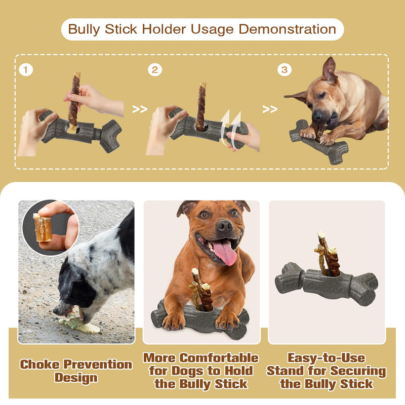 Carllg Bully Stick Holder for Dogs, Durable Chew Toy - BeesActive Australia