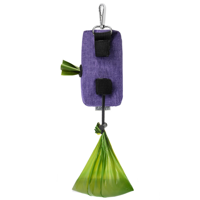 Dog Poop Bag Dispenser and Treat Holder for All Leashes. 2 Waterproof Pouches for Pet Waste Bags and Dog Walking Accessories + 1 Free Roll. Leashrr 2.0 (Black) Black - BeesActive Australia