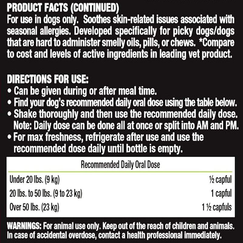 K9 Itch & Allergy Advanced Formula, Chicken Flavor, 32 oz - PawsPlanet Australia