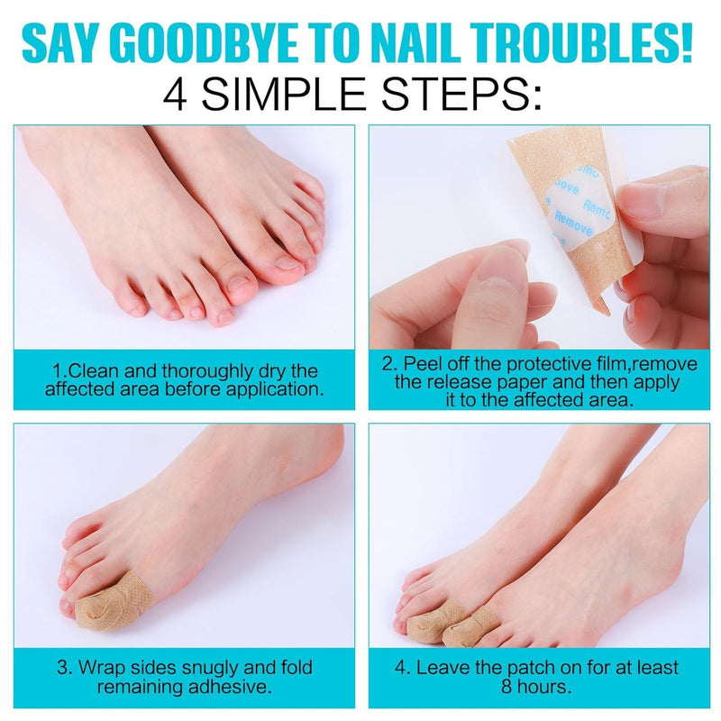 Fungal Nail Treatment Patches, 21 Pieces, Professional Nail Care Solution