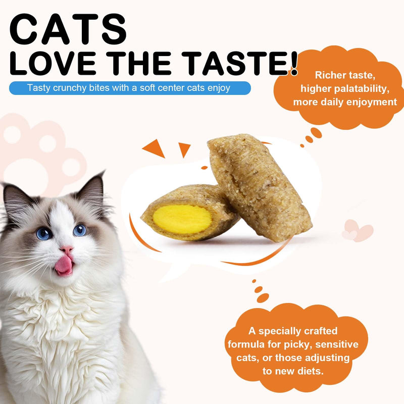 Cat Hip + Joint Supplement, Health Treats with Glucosamine & Chondroitin, Hip & Joint Care Chews for Cats & Kittens, Supports Mobility & Cartilage, Chicken Flavor, 100g (30 Day Supply)