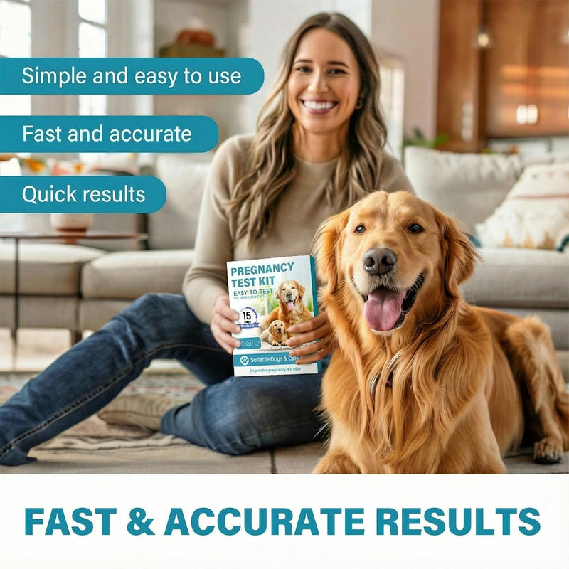 Dog Pregnancy Test Kit at Home - Accurate and Fast Dog Pregnancy Test, Convenient & Disposable Pregnancy Tests Strip (1PCS) 1 Count (Pack of 1)