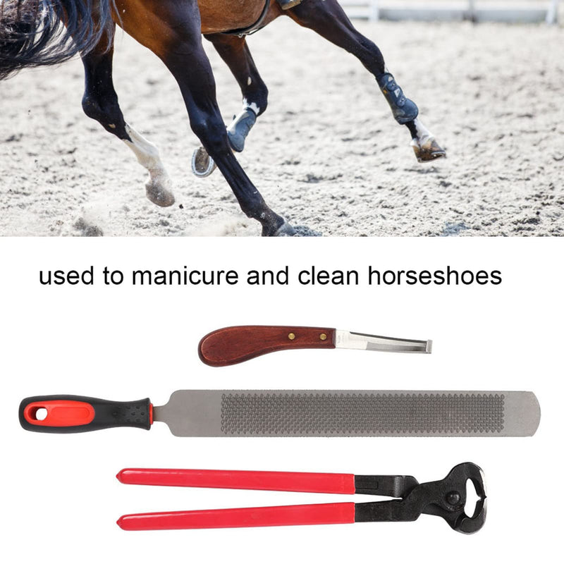 AYNEFY Horse Farriers,Professional Metal Shears Trimming Horse Equine Farriers Hoof Nipper Cutter Handle Knife Tools - BeesActive Australia