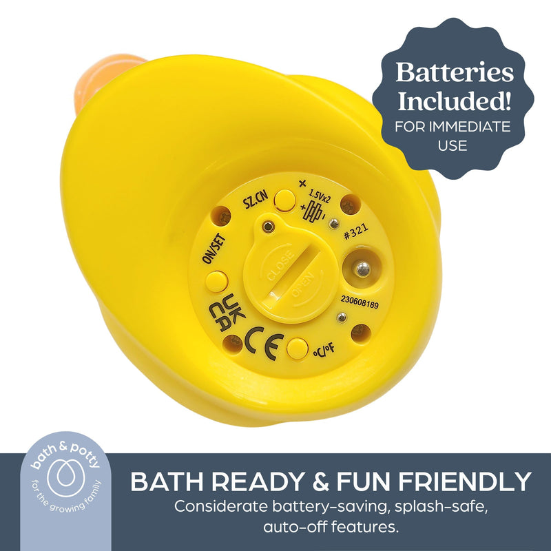 Dreambaby Duck Baby Bath Thermometer – Instant Results, Digital Water & Room Temp Reader – Fun Floating Toy for Newborns 1 Count (Pack of 1)