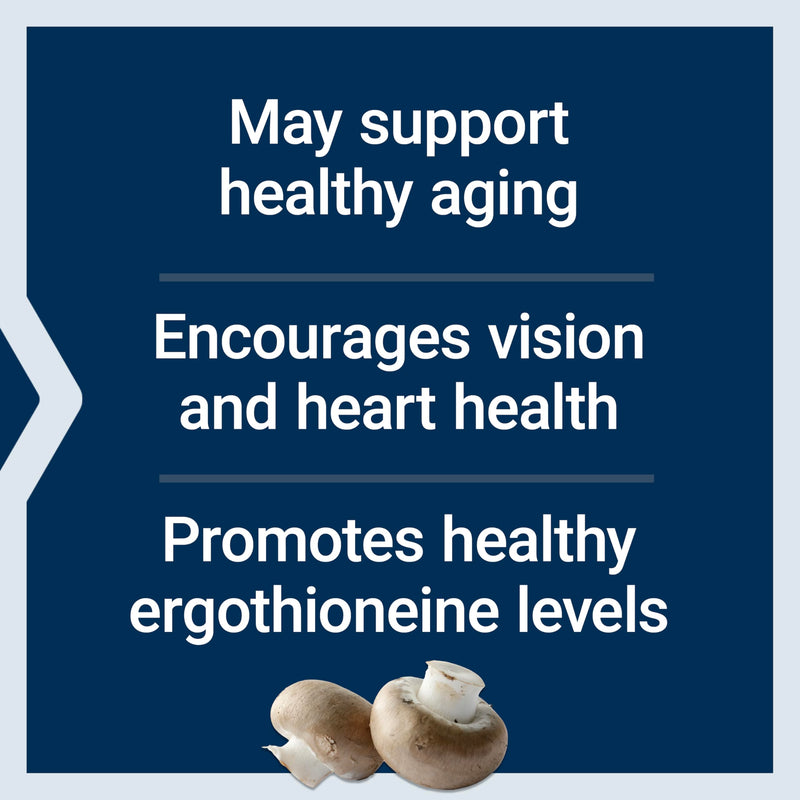 Life Extension Essential Youth L-Ergothioneine – Promotes Longevity & Healthy Aging – Gluten-Free – Non-GMO – Vegetarian – 5 mg – 30 Vegetarian Capsules Nutritional Supplement