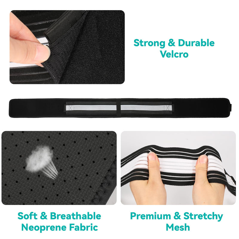Lightweight Back Brace for Lower Back Pain Under Clothes - Relief from Sciatica, Hip and Spine Pain - Breathable & Adjustable Lumbar Support Belt for Home, Work and Exercise - Suitable for Women&Men Medium