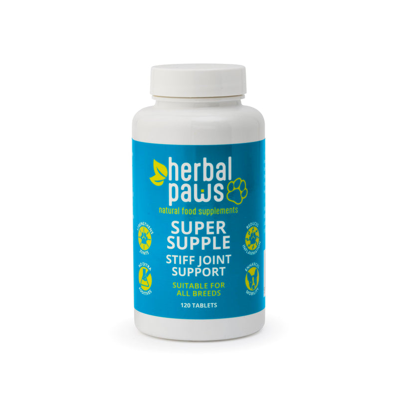 Super Supple Dog Joint Supplement - Green Lipped Mussel and Turmeric - Plant-Based - Supports Mobility and Healthy Joints
