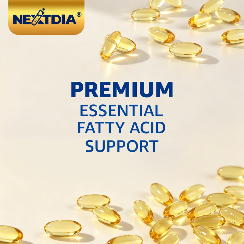 Omega-3 Fish Oil Supplement 1250mg, Vitamin D3 5000IU, K2 E, 3-Month Supply | Burpless Triple Strength 1100mg Omega 3 Fatty Acids(750mg EPA + 350mg DHA) for Women & Men, Wild-Caught Fish Oil, 90 Softgels