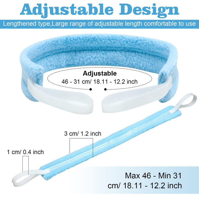 Sosation 15 Pcs Tracheostomy Tube Holder Adjustable Tracheostomy Supplies Tube Holder Soft Reusable Tracheostomy Care Kits for Men and Women, One Size Fits Most People