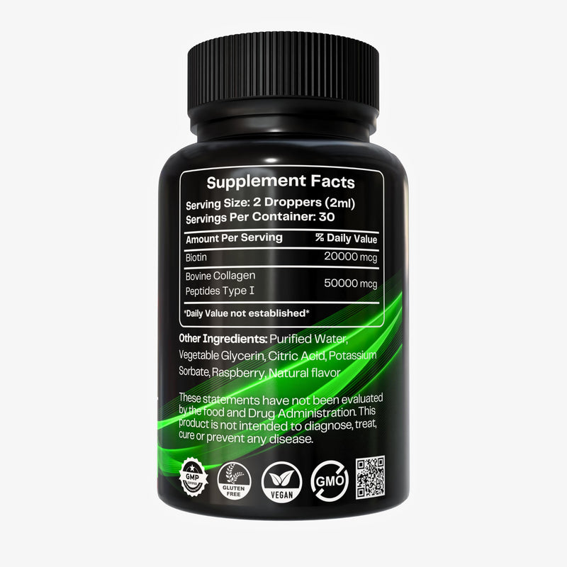 ZAFiNCO- BIOTIN Capsule for Women and Men. 30000 mcg Biotin+Collagen, Hyaluronic Acid and Multivitamin Formula for Anti Aging,Glowing Skin, Long Hair and Nails. 60 Capsule-USA