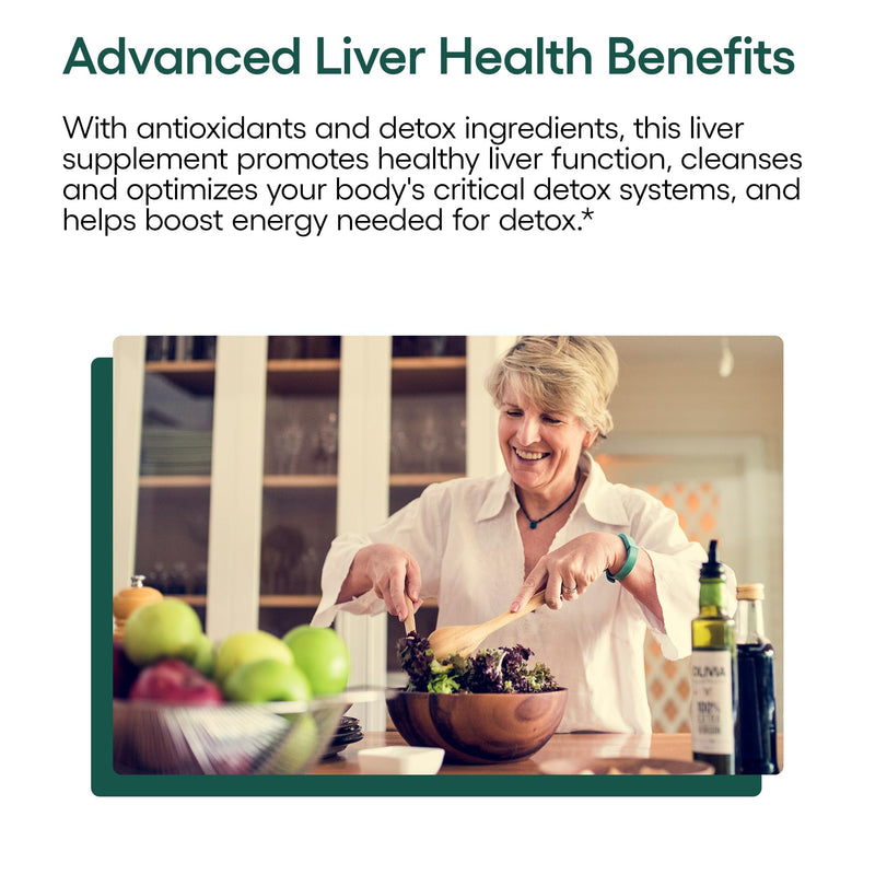 EcoNugenics ecoDetox Supplement for Liver Detox & Total Body Cleanse – Helps Enhance Digestive Health & Energy – Formulation w/Milk Thistle, Vitamin B12, Magnesium & More – 90 Capsules