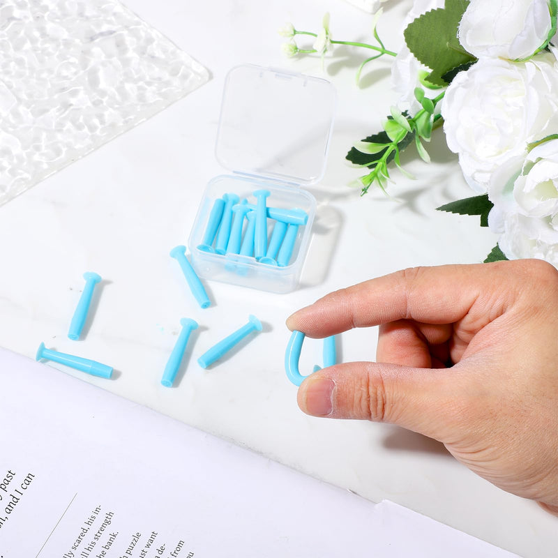 15pcs Contact Lens Remover Tool with Storage Box, Soft Rubber Eye Contact Lens Plunger Suction Cup Lenses Inserter Tools Ideal for Travel and Daily Use - BeesActive Australia