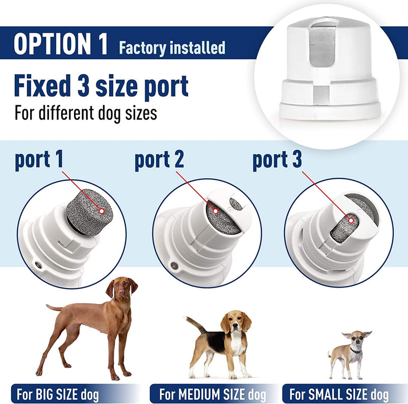REXIPETS Cat and Dog Nail Grinder - Rechargeable Electric Pet Nail Clipper & Trimmer- Painless Paws Grooming - Quiet 2-Speed Motor. 3 Size Ports for Small, Medium, Large Pets- Up to 4 Hours of Charge - BeesActive Australia
