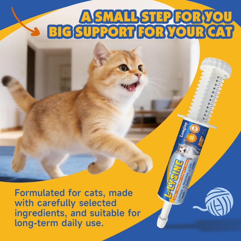 Hairball Relief for Cats & L-Lysine Paste for Cats
