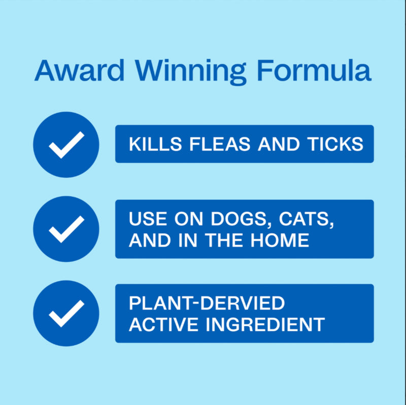 ADAMS Botanicals Flea & Tick Pet & Home Spray, Flea Spray for Dogs, Cats, Puppies, & Kittens, Indoor Home Treatment, Kills Fleas & Ticks on Pet Bedding and Furniture, 16 oz Pet + Home Spray 16 Ounces