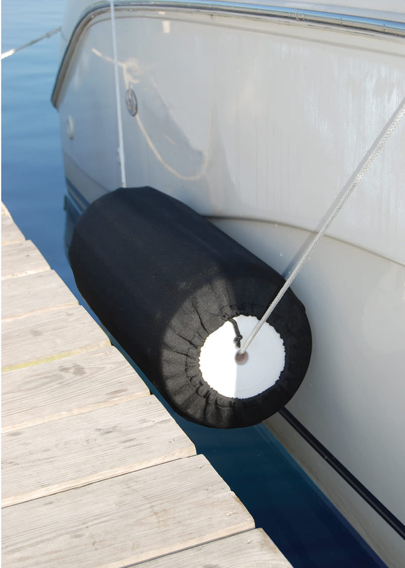 Premium Heavyweight Covers for Boat Fenders in 6 ½” x 23” and 8 ½” x 27” in Black and Navy - BeesActive Australia