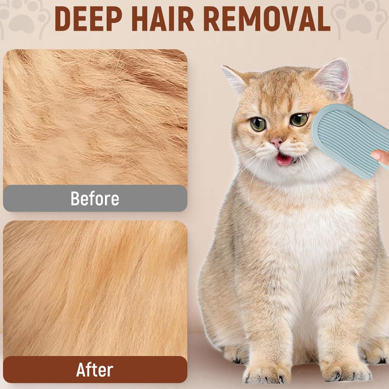 Cat Tongue Comb, 2024 New Silicone Cat Tongue Brush, Cat Tongue Brush, For Indoor Cats Shedding Cat Brush For Long Haired Cats, Pet Grooming Brush, Easily Removes Fur Reducing Hairballs (2pcs) - BeesActive Australia