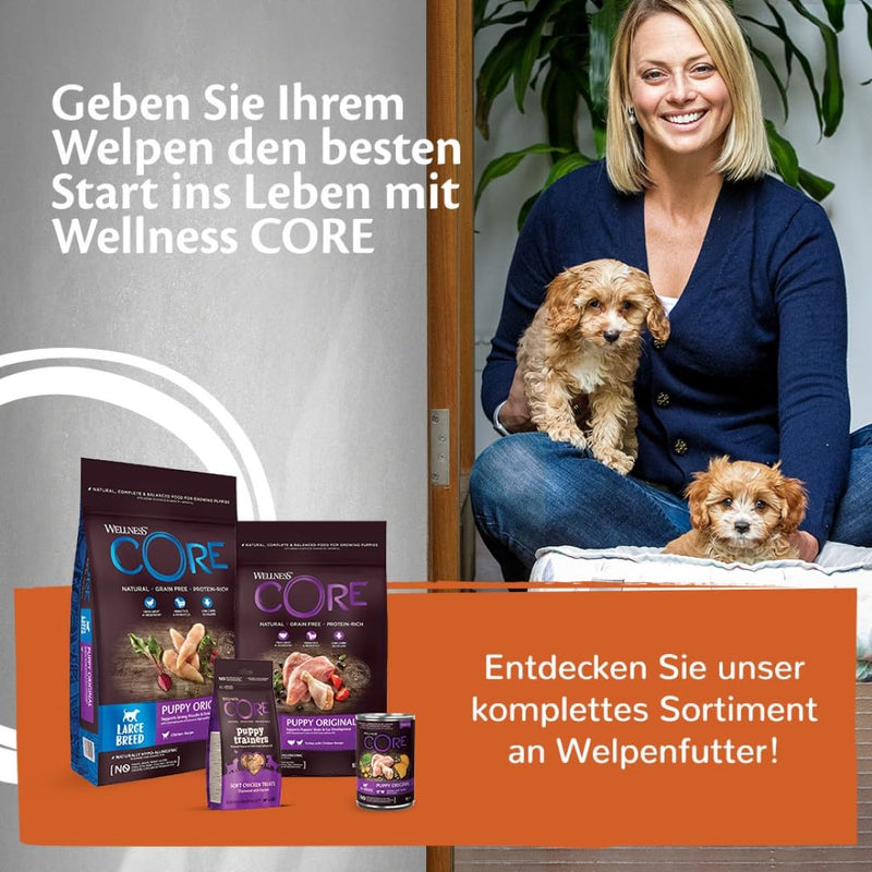 Wellness CORE Puppy Trainers, chicken & carrots, 170 g, puppy treats, no added sugar, grain-free, with a high meat content, perfect for training treats 170 g (pack of 1) - BeesActive Australia