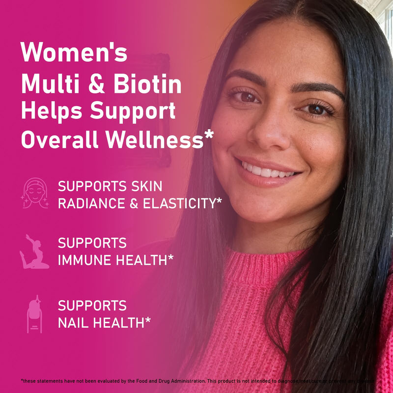 Multivitamin Gummies for Women, Mix Berry Flavor Gummy, 60 Count | Vitamin Blend with Vitamins A, B, C, D, E, K2 and Biotin, Daily Energy Support, Chewable Format for Nutrition Routine