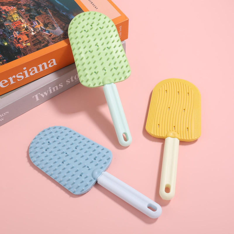 3pcs Cat Tongue Combs, Double Sided Cat Grooming Tongue Brush with Comfort Grip Handle Cat Tongue Licking Hair Comb Pets Shedding Brush for Grooming Hairballs & Keeping Clean - BeesActive Australia