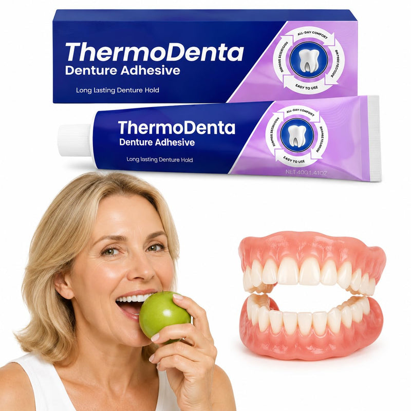 Comfort Seal Pro Denture Adhesive, Thermoplastic Denture Adhesive, Extra Strong and Durable Denture-Adhesive, Long Lasting Effect(2PCS) 2pcs