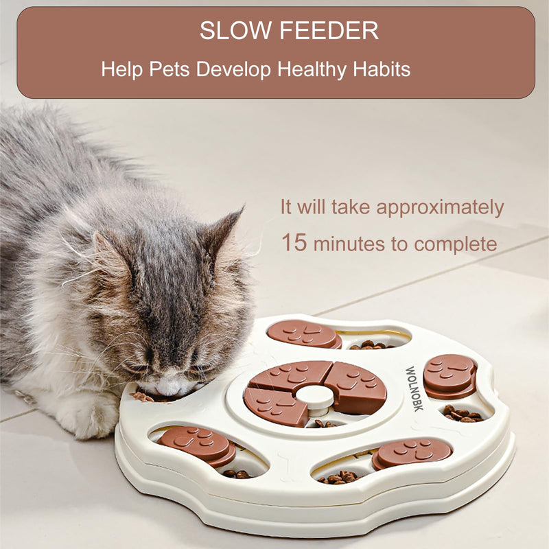 Interactive Dog Puzzle Toy for Smart Large Small Medium Dogs to Keep Them Busy Training Chew,Cat Toys for Bored Indoor Adult Cats,Slow Feeder Dog Bowls Feeder Puppy Toys Essentials Pet Gift - BeesActive Australia