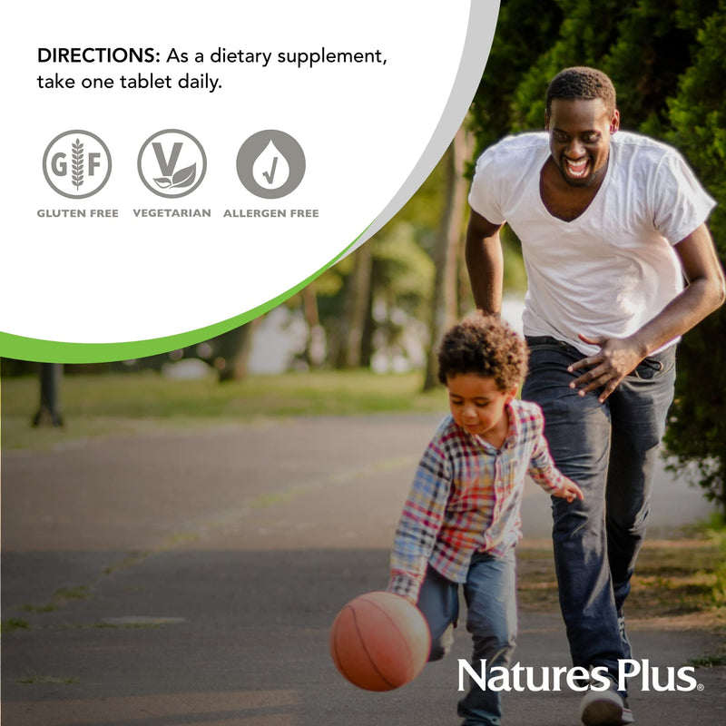NaturesPlus Vitamin B12 2000 mcg - 60 Sustained Release Tablets - Energy & Immune Health Support - Gluten Free, Vegetarian - 60 Servings
