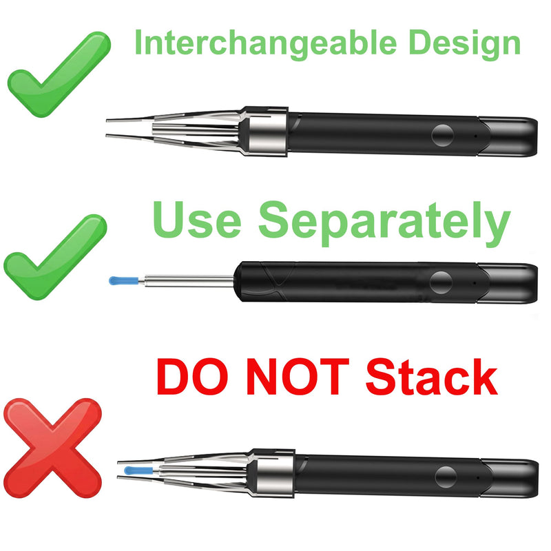 Ear Wax Removal Tool Camera | 2-in-1 Scoop & Tweezer, 5.0MP HD Otoscope | FDA-Registered WiFi Ear Cleaner with 6 LED Lights, Complete Kit for iPhone & Android - BeesActive Australia