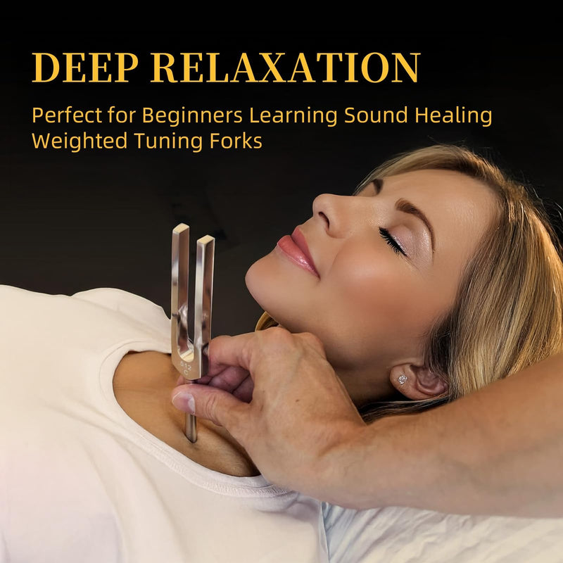 128 Weighted Tuning Fork for Healing, Chakra Healing, Sound Therapy for Reducing Inflammation, Meditation, Relaxation, Sound Healing Instruments & Sound Therapy Instruments - BeesActive Australia