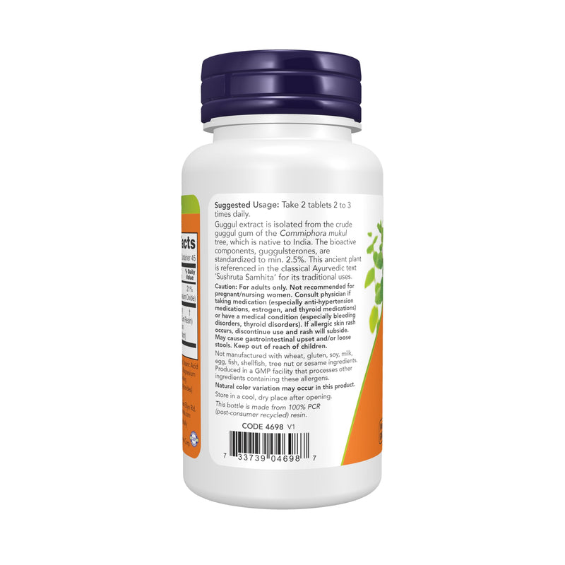 Now Supplements, Guggul Extract 500 mg per Tablet, 90 Tablets