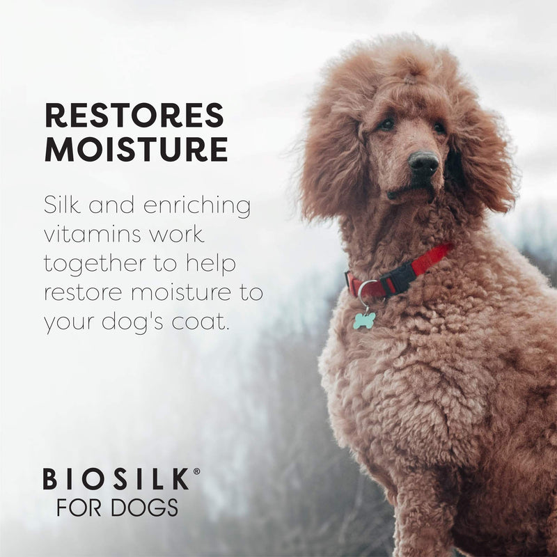 BioSilk Silk Therapy Conditioning Detangling Spray for Dogs with Natural Coconut Oil - Dog Matted Hair Detangler Conditioner for Dogs, Dematting Grooming Supplies, 7 Fl Oz 7 Fl Oz (Pack of 1) - BeesActive Australia