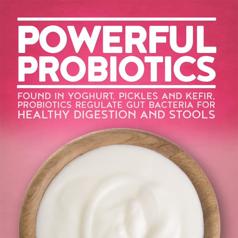 Dog Probiotics for Gut Health – Digestive Support Supplement Powder 10 Sachets – Prebiotics for Diarrhea Treatment, Gut Balance & Firm Stools – Dog Tummy Settler All Breeds - Made in UK
