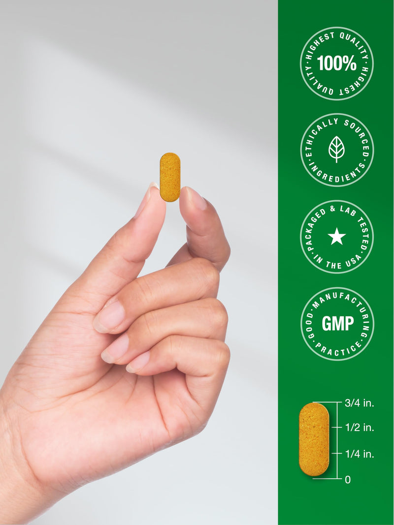 Horbäach Immune Support Supplement | 60 Coated Caplets | with Vitamin C, Zinc & Elderberry | Triple Action | Adaptive Immunity Matrix | Vegan, Non-GMO, Gluten Free