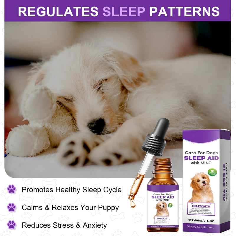 Melatonin for Dogs & Cats, Dog Melatonin, Promotes Relaxation, Sleep & Calm Behaviour for Dog, Dog Anxiety Relief Calming for Noise, Fireworks, Separation Anxiety & Travel Stress
