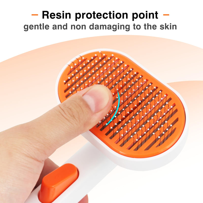 Cat and Dog Brush,Cat Brushes for Indoor Cats,Professional Pet Cat and Dog Rabbit Beauty Brush,Cat Brush for Long or Short Haired Cats,Pet Dog Brush for Removing Tangles and Loose Hair - BeesActive Australia