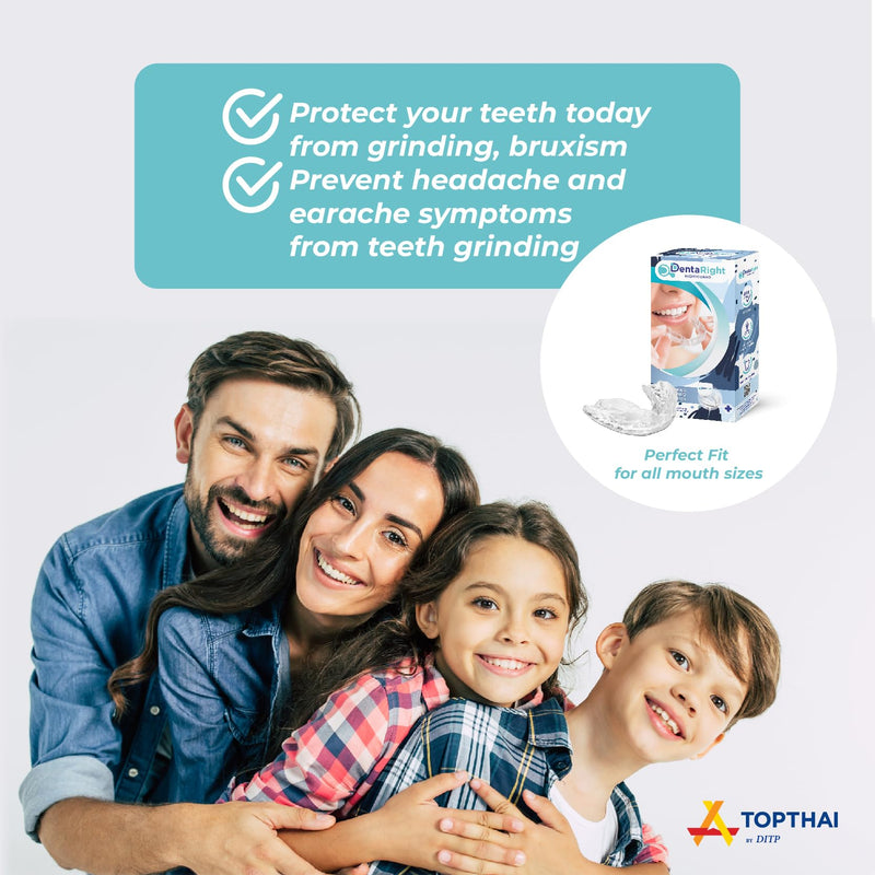 Dental Mouthguard for Bruxism, Teeth Grinding and Clenching, Pack of 6 in 3 Different Sizes Moldable, Trimmable Premium Quality Dental Night Guard for Teeth Grinding and Stops Bruxism - BeesActive Australia