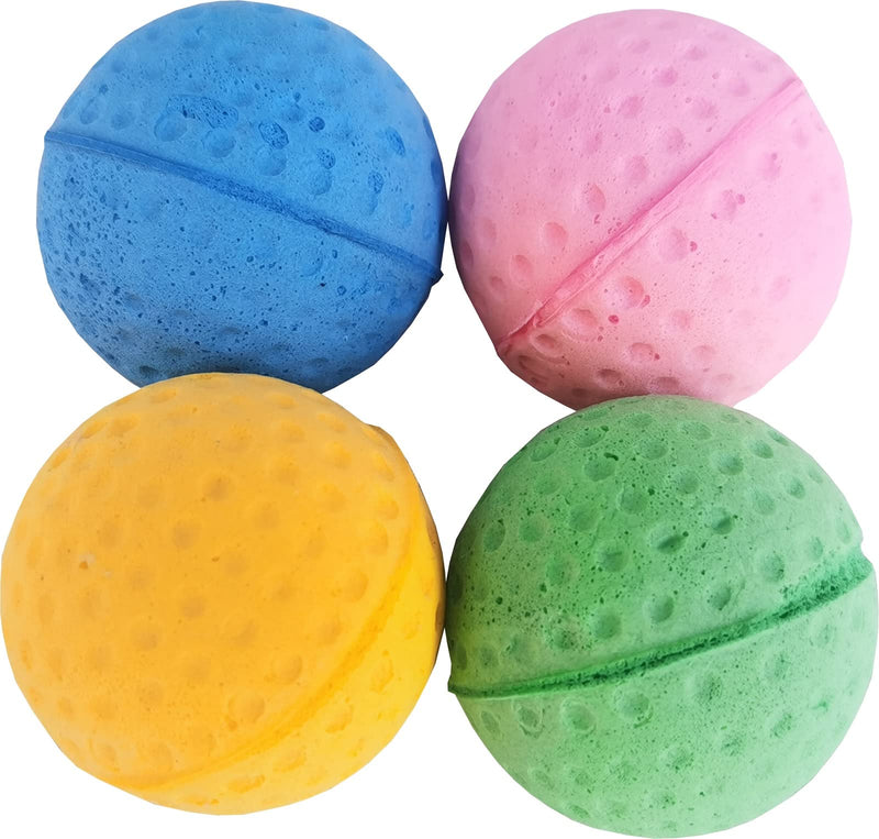 Curiosity is The Nature of Cats, This Ball Rolling and Jumping, can Stimulate The Interest of Cats, Recommended for Cats with This Toy. Golf Foam Sponge Ball 12 - BeesActive Australia